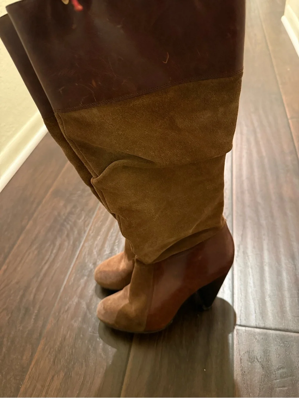 Jessica Simpson Brown Suede Over-the-Knee Boots